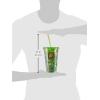 Silver Buffalo Disney Pixar Toy Story Buzz Lightyear Plastic Cold Cup with Lid and Straw, 16-Ounces
