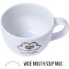 Silver Buffalo Disney Pride Mickey Hands Ceramic Camper Style Coffee Mugs, 20 Ounces(Mickey Hands)
