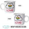 Silver Buffalo Disney Pride Mickey Hands Ceramic Camper Style Coffee Mugs, 20 Ounces(Pride Mickey)