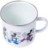 Silver Buffalo Disney Pride Mickey Hands Ceramic Camper Style Coffee Mugs, 20 Ounces(Rainbow Run)