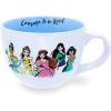 Silver Buffalo Disney Princess Adventure Begins Here Ceramic Soup Mug, 24 Ounces