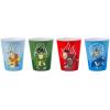 Silver Buffalo Disney Princess Featuring Belle, Snow White, Ariel, and Cinderella Floral 4 Pack Plastic Mini Cup Set, 1.5 Ounces(Avatar the Last Airbender)
