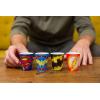 Silver Buffalo Disney Princess Featuring Belle, Snow White, Ariel, and Cinderella Floral 4 Pack Plastic Mini Cup Set, 1.5 Ounces(DC Comics Paint Splatter)