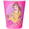 Silver Buffalo Disney Princess Featuring Belle, Snow White, Ariel, and Cinderella Floral 4 Pack Plastic Mini Cup Set, 1.5 Ounces(Disney Princess)