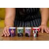 Silver Buffalo Disney Princess Featuring Belle, Snow White, Ariel, and Cinderella Floral 4 Pack Plastic Mini Cup Set, 1.5 Ounces(Disney Villains)