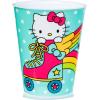 Silver Buffalo Disney Princess Featuring Belle, Snow White, Ariel, and Cinderella Floral 4 Pack Plastic Mini Cup Set, 1.5 Ounces(Hello Kitty Icons)
