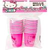 Silver Buffalo Disney Princess Featuring Belle, Snow White, Ariel, and Cinderella Floral 4 Pack Plastic Mini Cup Set, 1.5 Ounces(Hello Kitty Mini Party Cups)