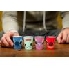 Silver Buffalo Disney Princess Featuring Belle, Snow White, Ariel, and Cinderella Floral 4 Pack Plastic Mini Cup Set, 1.5 Ounces(Lilo and Stitch Character Faces)