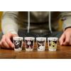 Silver Buffalo Disney Princess Featuring Belle, Snow White, Ariel, and Cinderella Floral 4 Pack Plastic Mini Cup Set, 1.5 Ounces(Nightmare Before Christmas)