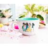 Silver Buffalo Disney Princess Group Shot Featuring Jasmine, Merida, Belle, Mulan, Ariel, Cinderella, Pocahontas, Tiana, and Snow White Ceramic Soup Mug, 24 Ounces