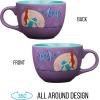 Silver Buffalo Disney Princess Little Mermaid Ariel Moonlight Ceramic Soup Mug, 24 Ounces, 1 Count (Pack of 1)(Little Mermaid Ariel Moonlight Soup Mug (24 Ounces))