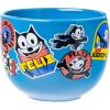 Silver Buffalo Disney Princess Little Mermaid Featuring Ariel Moon Ceramic Ramen Noodle Rice Bowl with Chopsticks, Microwave Safe, 20 Ounces(Felix the Cat)