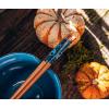 Silver Buffalo Disney Princess Little Mermaid Featuring Ariel Moon Ceramic Ramen Noodle Rice Bowl with Chopsticks, Microwave Safe, 20 Ounces(Jack Skellington and Friends)