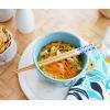 Silver Buffalo Disney Princess Little Mermaid Featuring Ariel Moon Ceramic Ramen Noodle Rice Bowl with Chopsticks, Microwave Safe, 20 Ounces(Lilo & Stitch)