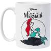 Silver Buffalo Disney Princess Mystic Tarot Card Featuring Cinderella, Ariel, Tiana, and Belle Ceramic Camper Mug, 20 Ounces(Ariel Etched Engraved (17.5 Ounces))