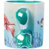 Silver Buffalo Disney Princess Mystic Tarot Card Featuring Cinderella, Ariel, Tiana, and Belle Ceramic Camper Mug, 20 Ounces(Ariel Pearlescent 3D Sculpted Handle (20 Ounces))