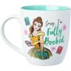 Silver Buffalo Disney Princess Mystic Tarot Card Featuring Cinderella, Ariel, Tiana, and Belle Ceramic Camper Mug, 20 Ounces(Belle Sorry I’m Fully Booked (18 Ounces))