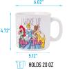 Silver Buffalo Disney Princess Mystic Tarot Card Featuring Cinderella, Ariel, Tiana, and Belle Ceramic Camper Mug, 20 Ounces(I Woke Up Like This (20 Ounces))