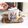 Silver Buffalo Disney Princess Mystic Tarot Card Featuring Cinderella, Ariel, Tiana, and Belle Ceramic Camper Mug, 20 Ounces(I Woke Up Like This (20 Ounces))