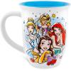 Silver Buffalo Disney Princess Mystic Tarot Card Featuring Cinderella, Ariel, Tiana, and Belle Ceramic Camper Mug, 20 Ounces(I Woke Up Like This Wide Rim (16 Ounces))