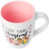 Silver Buffalo Disney Princess Mystic Tarot Card Featuring Cinderella, Ariel, Tiana, and Belle Ceramic Camper Mug, 20 Ounces(Make Today Magical (25 Ounces))