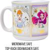 Silver Buffalo Disney Princess Mystic Tarot Card Featuring Cinderella, Ariel, Tiana, and Belle Ceramic Camper Mug, 20 Ounces(Mystic Tarot Card (20 Ounces))