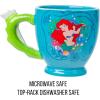 Silver Buffalo Disney Princess Mystic Tarot Card Featuring Cinderella, Ariel, Tiana, and Belle Ceramic Camper Mug, 20 Ounces(Princess Ariel Dinglehopper)