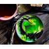 Silver Buffalo Disney Sleeping Beauty Maleficent Ceramic Teacup and Saucer Featuring Maleficent, Diablo, and Maleficent in Dragon Form, 12 Ounces