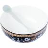 Silver Buffalo Disney Tim Burton’s Nightmare Before Christmas Featuring Jack Skellington, Oogie Boogie, Sally, Dr. Finkelstein, Lock, Barrel, and Zero Ceramic Bowl with Color Changing Spoon, 28 Ounces