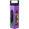 Silver Buffalo Disney Villains Featuring Evil Queen, Ursula, Maleficent, and Cruella de Vil Plastic Square Water Bottle with Lid, 25 Ounces