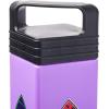 Silver Buffalo Disney Villains Featuring Evil Queen, Ursula, Maleficent, and Cruella de Vil Plastic Square Water Bottle with Lid, 25 Ounces