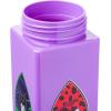 Silver Buffalo Disney Villains Featuring Evil Queen, Ursula, Maleficent, and Cruella de Vil Plastic Square Water Bottle with Lid, 25 Ounces