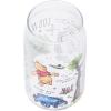 Silver Buffalo Disney Villains Featuring Scar, Maleficent, Ursula, Evil Queen, and Hades Chrome Glass Jar Tumbler with Bamboo Lid and Glass Straw, 16 Ounces(Winnie the Pooh 100 Acre Wood)
