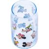 Silver Buffalo Disney Villains Featuring Scar, Maleficent, Ursula, Evil Queen, and Hades Chrome Glass Jar Tumbler with Bamboo Lid and Glass Straw, 16 Ounces(Mickey and Friends)