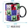 Silver Buffalo Disney Villains the Little Mermaid Ursula Poor Unfortunate Souls Glitter Ceramic Camper Mug, 20 Ounces(Peeking Faces Grid)