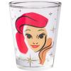 Silver Buffalo Disney Vintage Minnie Mouse 4 Pack Mini Glasses Set, 1.5 Ounce(Disney Princess Abstract)