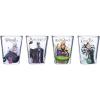 Silver Buffalo Disney Vintage Minnie Mouse 4 Pack Mini Glasses Set, 1.5 Ounce(Disney Villains Queen)