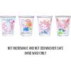Silver Buffalo Disney Vintage Minnie Mouse 4 Pack Mini Glasses Set, 1.5 Ounce(Hello Kitty Spring Garden)