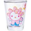 Silver Buffalo Disney Vintage Minnie Mouse 4 Pack Mini Glasses Set, 1.5 Ounce(Hello Kitty Spring Garden)