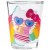 Silver Buffalo Disney Vintage Minnie Mouse 4 Pack Mini Glasses Set, 1.5 Ounce(Hello Kitty Summer Time)