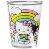 Silver Buffalo Disney Vintage Minnie Mouse 4 Pack Mini Glasses Set, 1.5 Ounce(Hello Kitty and Friends Rainbow)
