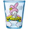 Silver Buffalo Disney Vintage Minnie Mouse 4 Pack Mini Glasses Set, 1.5 Ounce(Hello Kitty and Friends Rainbow Cloud)