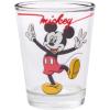 Silver Buffalo Disney Vintage Minnie Mouse 4 Pack Mini Glasses Set, 1.5 Ounce(Mickey Mouse)