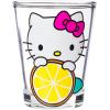 Silver Buffalo Disney Vintage Minnie Mouse 4 Pack Mini Glasses Set, 1.5 Ounce(Sanrio Hello Kitty Fruit)