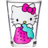 Silver Buffalo Disney Vintage Minnie Mouse 4 Pack Mini Glasses Set, 1.5 Ounce(Sanrio Hello Kitty Fruit)