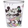 Silver Buffalo Disney Vintage Minnie Mouse 4 Pack Mini Glasses Set, 1.5 Ounce(Vintage Mickey and Minnie)