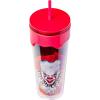 Silver Buffalo Disney Winnie the Pooh Eating Honey with Bees 3D Sculpted Drip Tumbler, 26 Ounces(Red/Multi)