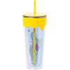 Silver Buffalo Disney Winnie the Pooh Eating Honey with Bees 3D Sculpted Drip Tumbler, 26 Ounces(Winnie the Pooh)