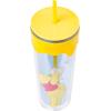 Silver Buffalo Disney Winnie the Pooh Eating Honey with Bees 3D Sculpted Drip Tumbler, 26 Ounces(Winnie the Pooh)