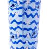 Silver Buffalo Disney Winnie the Pooh Fall Leaves Pattern Ceramic Camper Mug, 20 Ounces(Blue/Multi)
